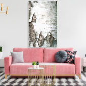 Birkenrinde Leinwanddruck (Insitu (Wohnzimmer))