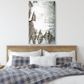 Birkenrinde Leinwanddruck (Insitu (Schlafzimmer))