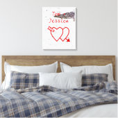 Birkenrinde Leinwanddruck (Insitu (Schlafzimmer))