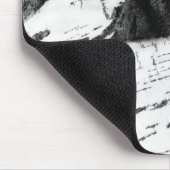 Birkenrinde Mousepad (Ecke)