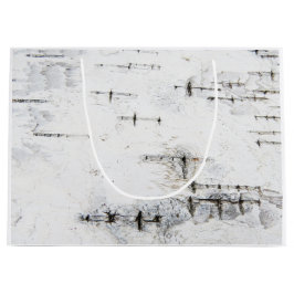 Birkenrinde-Muster Geschenktasche Große Geschenktüte