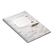 Birkenrinde Notizblock (Rechte Seite)