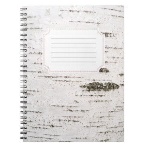 Birkenrinde Notizblock