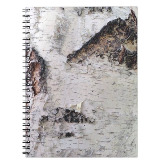 Birkenrinde Notizblock (Vorderseite)