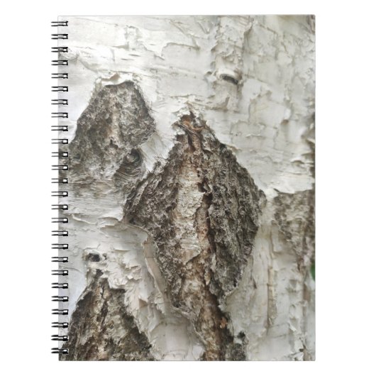 Birkenrinde Notizblock (Vorderseite)