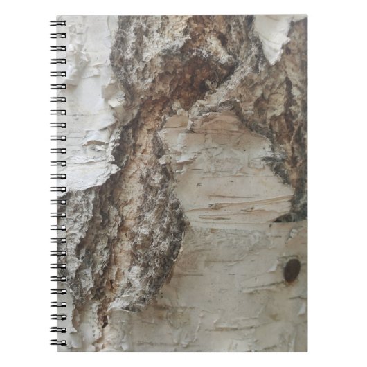 Birkenrinde Notizblock (Vorderseite)