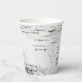 Birkenrinde Pappbecher (Rückseite)