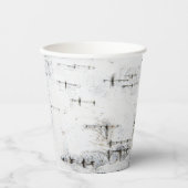 Birkenrinde Pappbecher (Vorderseite)