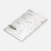 Birkenrinde Post-it Klebezettel (angewinkelt)