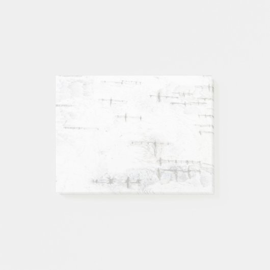 Birkenrinde Post-it-Noten Post-it Klebezettel (Vorderseite)