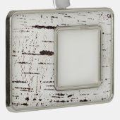 Birkenrinde Rahmen-Ornament Silber (Rechts)