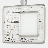 Birkenrinde Rahmen-Ornament Silber (Links)