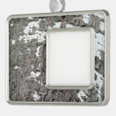 Birkenrinde Rahmen-Ornament Silber (Links)