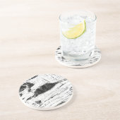 Birkenrinde Sandstein Untersetzer (Seite)