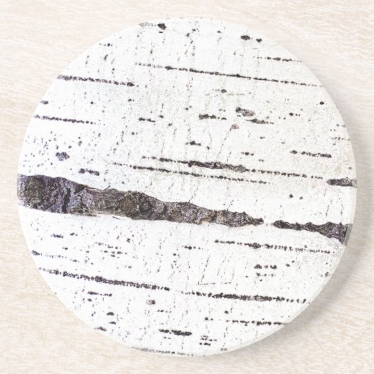 Birkenrinde Sandstein Untersetzer (Vorne)