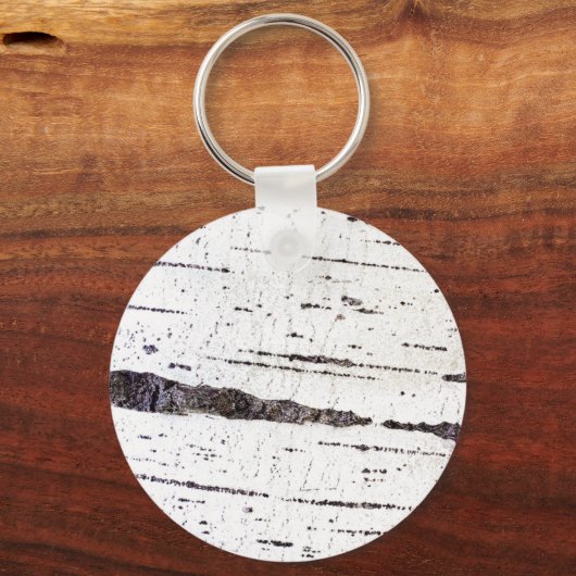 Birkenrinde Schlüsselanhänger (Vorderseite)