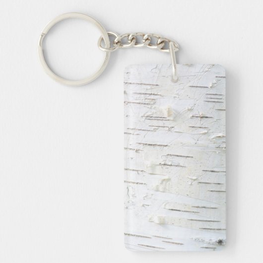 Birkenrinde Schlüsselanhänger (Vorderseite)