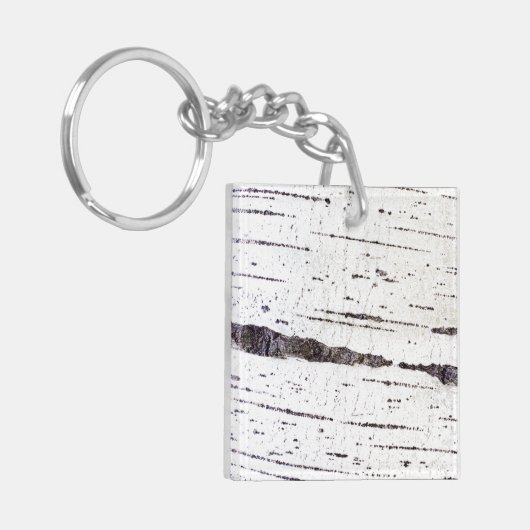 Birkenrinde Schlüsselanhänger (Vorderseite links)