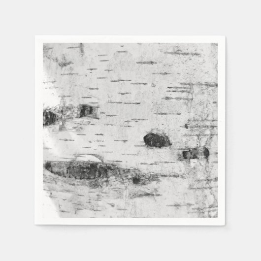 Birkenrinde Serviette (Vorderseite)