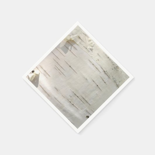 Birkenrinde Serviette (Ecke)