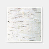 Birkenrinde Serviette (Vorderseite)