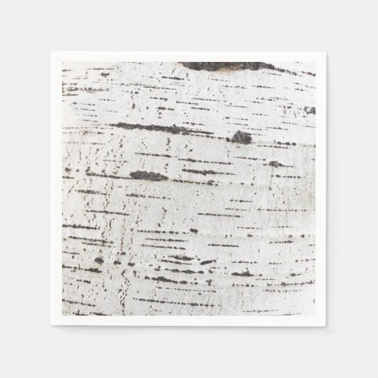 Birkenrinde Serviette (Vorderseite)