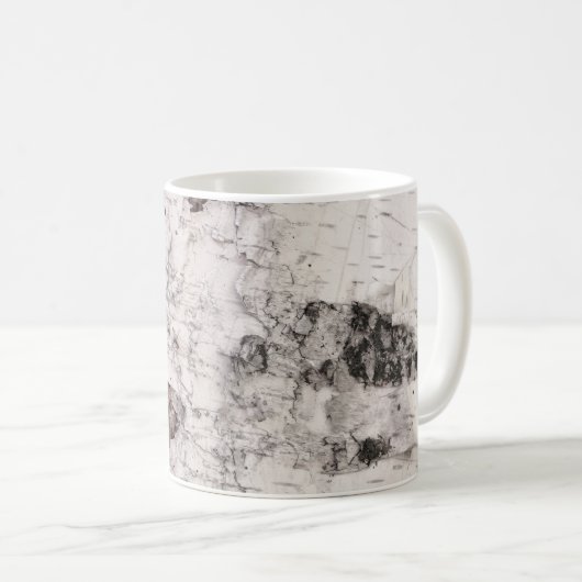 Birkenrinde-Tasse Kaffeetasse (VorderseiteRechts)