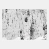 Birkenrinde-Verpackungsmuster Geschenkpapier Set (Vorderseite 2)