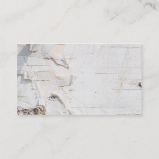 Birkenrinde Visitenkarte (Rückseite)