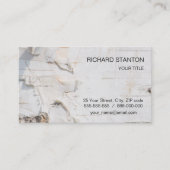 Birkenrinde Visitenkarte (Vorderseite)