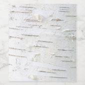 Birkenrinde Weinetikett (Einzelnes Label)