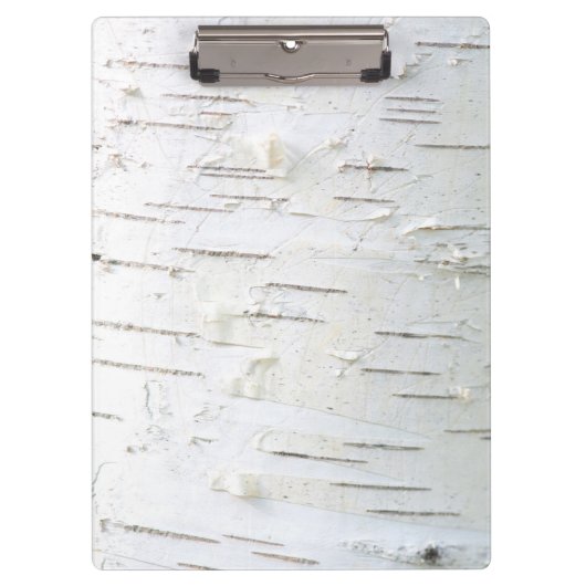 Birkenrindemuster Klemmbrett (Vorderseite)