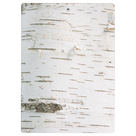 Birkenrindemuster Klemmbrett (Rückseite)