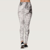 Birkenrinden-Muster-Tanktop Leggings (Rückseite)