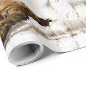 Birkenrindenmuster Geschenkpapier (Rolleneckpunkt)