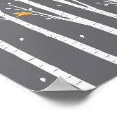 Birkenvögel Poster (Ecke)