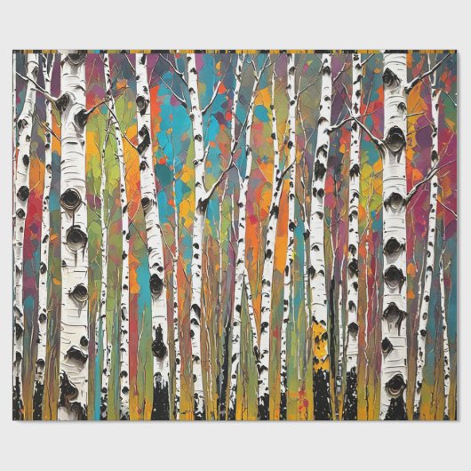 Birkenwald Donner_Cove Geschenkpapier (Flach)