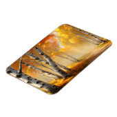 Birkenwald im Herbst Flexible Magnet (Linke Seite)