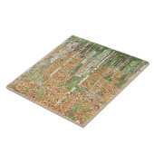 Birkenwald von Gustav Klimt Fliese (Seite)