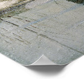 Birkenwald Winterreplikation Malposter Poster (Ecke)