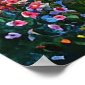 Birkenwaldlandschaft Poster (Ecke)