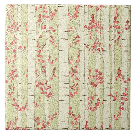 Birkenziegel Fliese (Vorderseite)