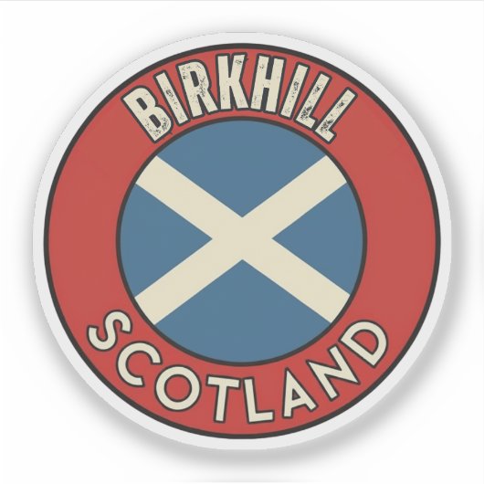 Birkhill, Schottland Aufkleber (Vorderseite)
