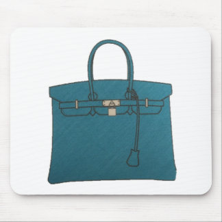 Birkin Taschen-Taschen-Blau Mousepad