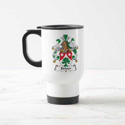 Birkner Familienwappen Reisebecher (Links)
