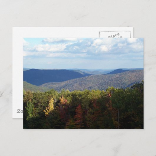 Birkshires Postkarte (Vorne/Hinten)