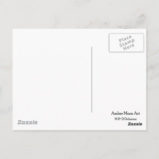 Birkshires Postkarte (Rückseite)