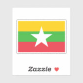 Birma (1989) aufkleber (Blatt)