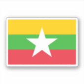 Birma (1989) aufkleber (Vorderseite)