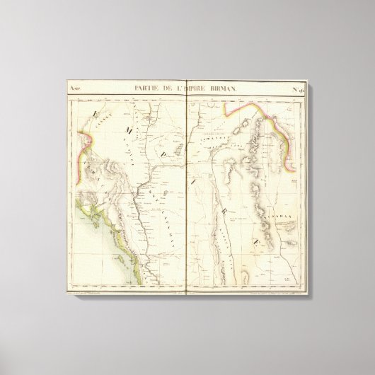 Birma, Asien 96 Leinwanddruck (Vorderseite)